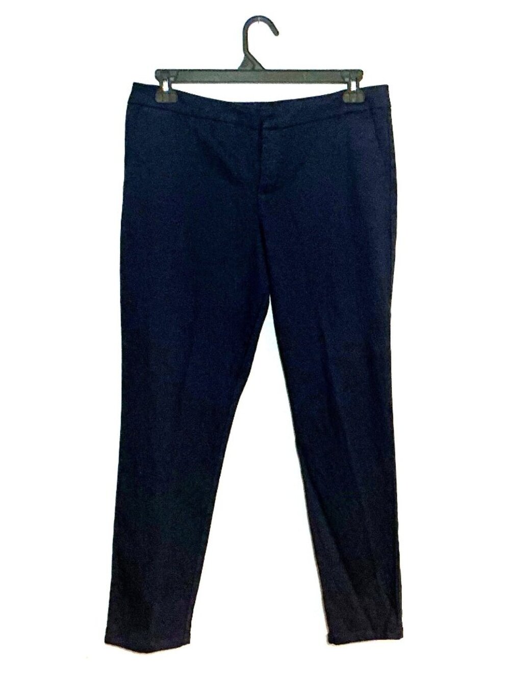 KUT Women's Navy Dress Pants Size 14S Straight Leg Career Work Trousers Stretch
